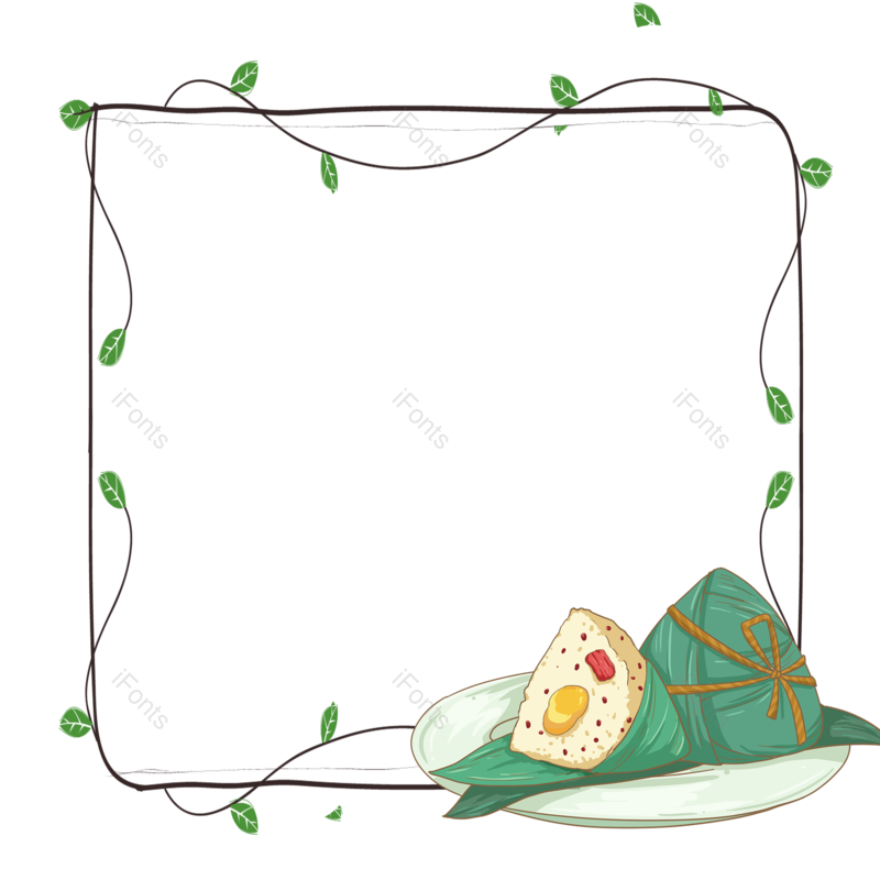 边框图片,端午元素,装饰元素PNG,边框元素免抠素材